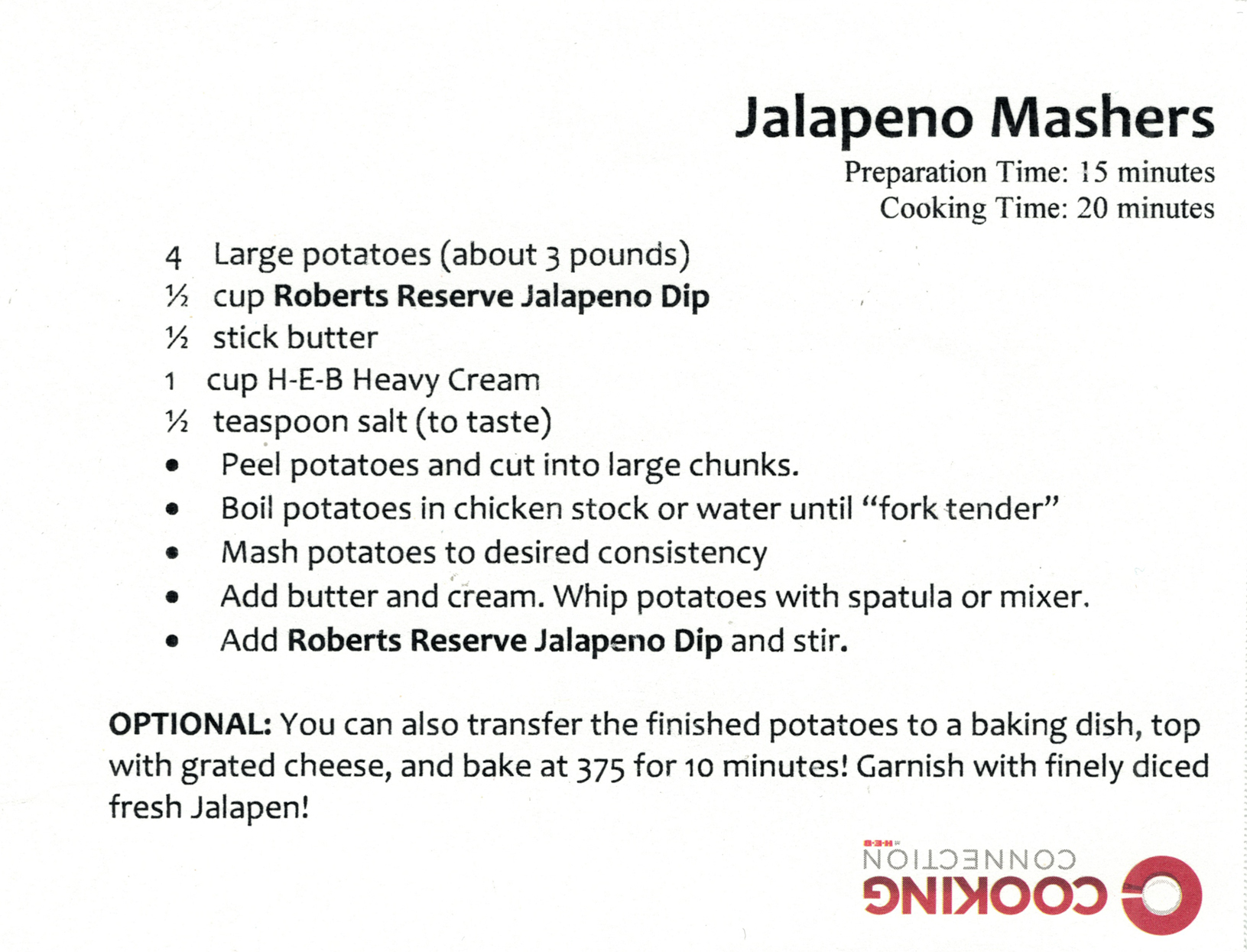 Jalapeño Mashers Recipe